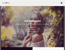 Tablet Screenshot of hufvudsaken.se